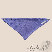 Laden Sie das Bild in den Galerie-Viewer, 2er Set Baby Musselin Dreieckstücher Louloudi