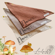 Laden Sie das Bild in den Galerie-Viewer, 3er Set Baby Musselin Dreieckstücher Fysi