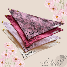 Laden Sie das Bild in den Galerie-Viewer, 4er Set Baby Musselin Dreieckstücher Louloudi II