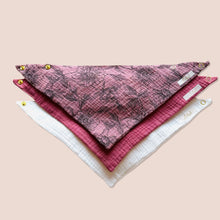 Laden Sie das Bild in den Galerie-Viewer, 3er Set Musselin Dreieckstücher Louloudi II