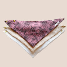 Laden Sie das Bild in den Galerie-Viewer, 3er Set Musselin Dreieckstücher Louloudi II