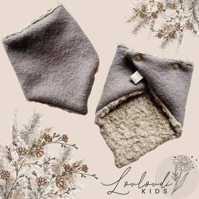 Baby Halstücher Dreickstücher Dreieckstuch Kinder Walkwolle Walk Wolle Schal Winter Schurwolle Bio Teddy Baumwolle Halstuch Schal Winter weich kuschelig warm Louloudi Kids